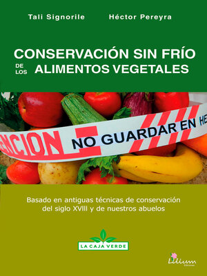 cover image of Conservación sin frío de los alimentos vegetales